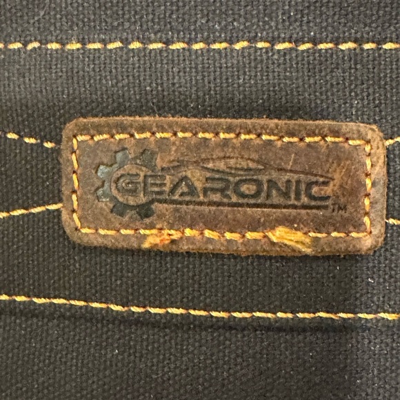 Gearonic Vintage Canvas Leather Messenger Bag - Picture 11 of 13